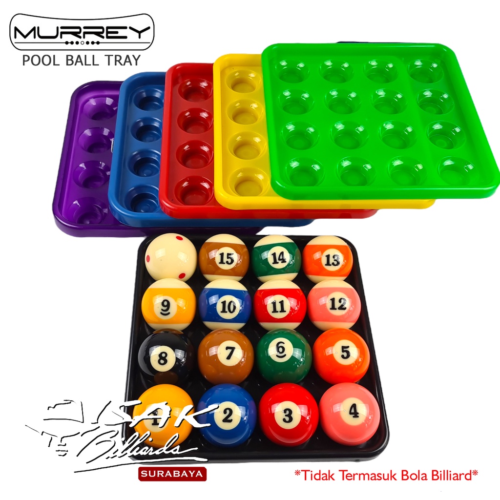 Jual Murrey Billiard Ball Tray Storage Tempat Bola Biliar Plastik