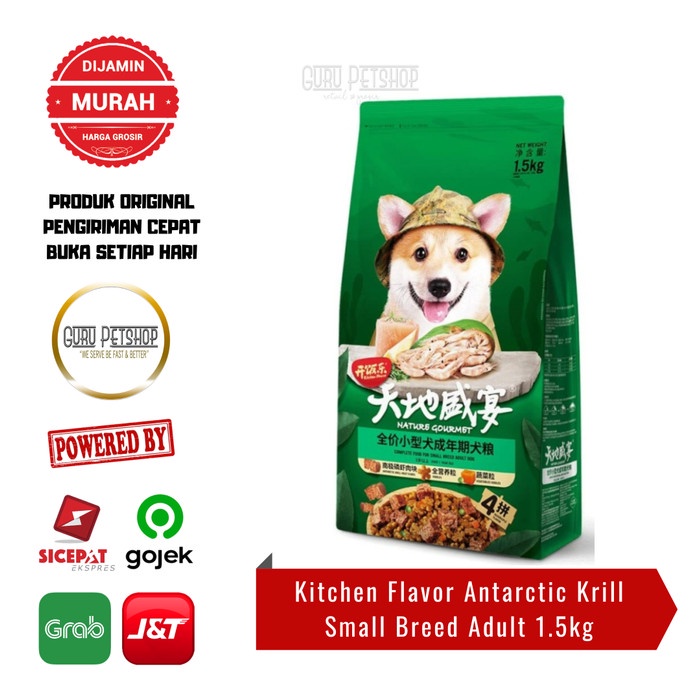 Kitchen Flavor Antarctic Krill 1.5Kg Nature Gourmet Small Breed Adult