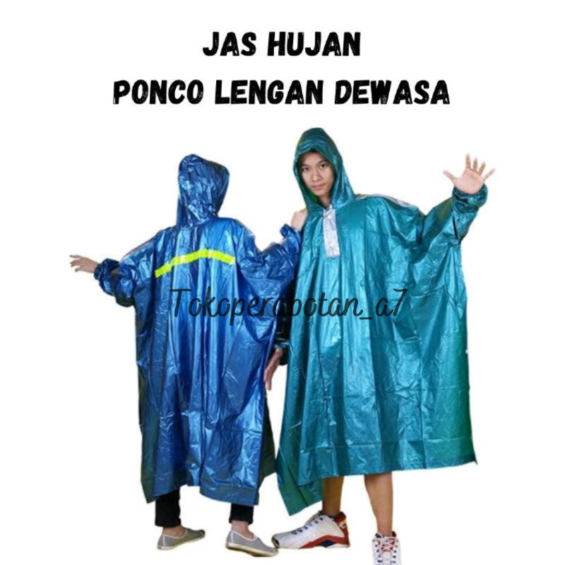 Jas Hujan Ponco Lengan/Jas hujan kelelawar/mantol batman/jas hujan ponco