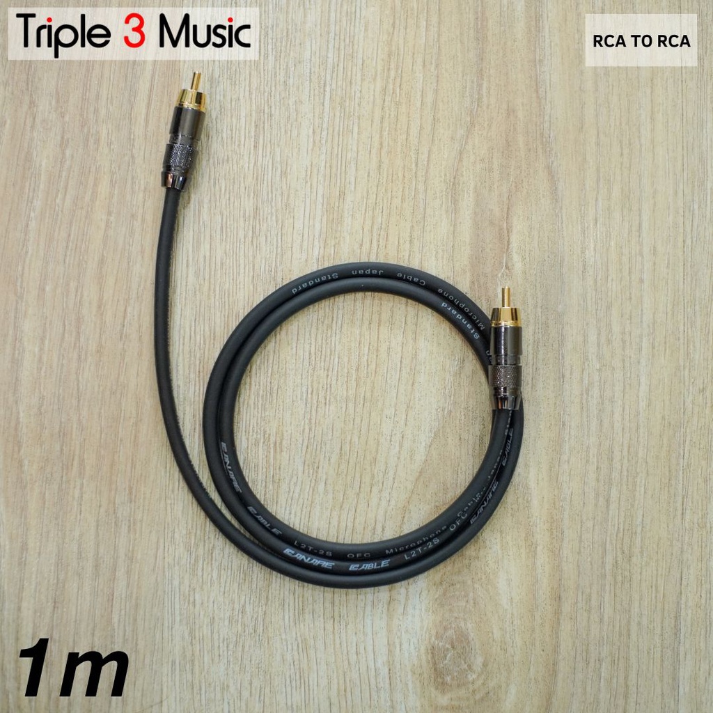 Kabel audio RCA to RCA 1m Canare L2T2S japan standard