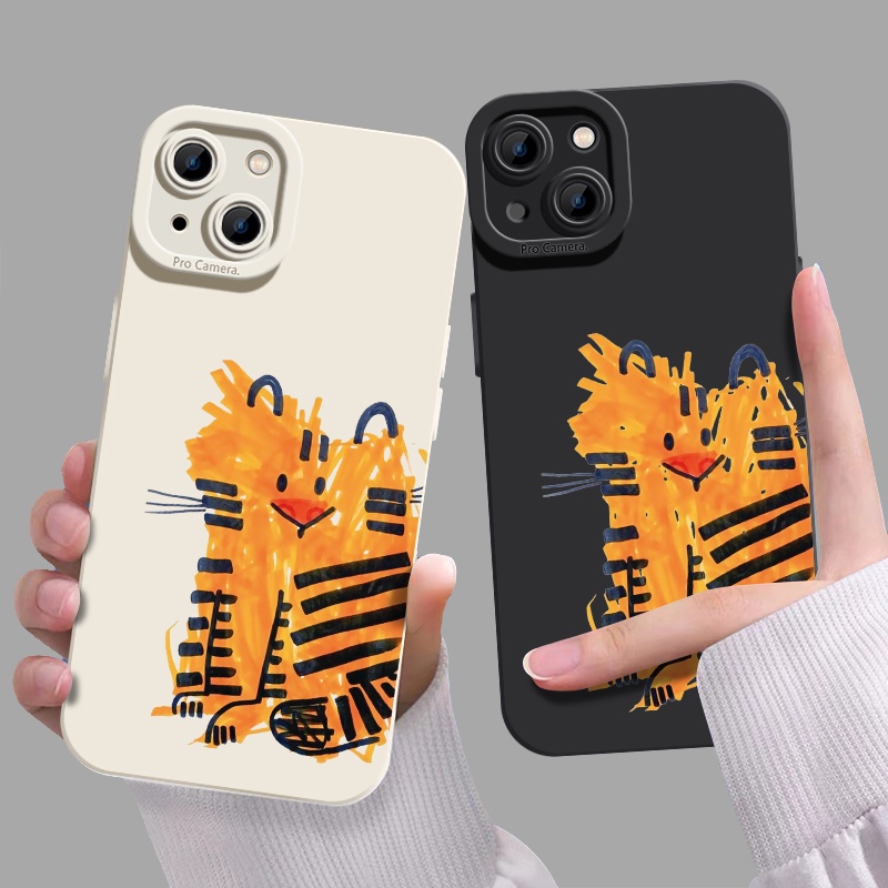 Soft Case Silikon TPU Motif Kartun Lucu Untuk IPhone 14 13 12 Pro Max 11 XS XR X Plus