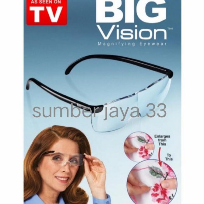 Big Vision Glasses Magnifier Kacamata Pembesar