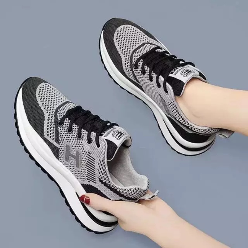 Sepatu Sneakers Wanita Sepatu Korean Fashionable - H-5