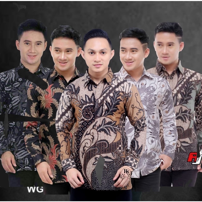 Baju Batik Pria Gus Azmi Syubbanul Muslimin Batik Katun Halus Hadroh Azzahir Hilwa Ala Santri Modern