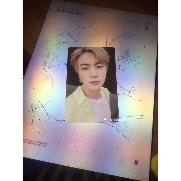 PC RPC PHOTOCARD SOWOOZOO BLU-RAY JIN + DIGIPACK BTS