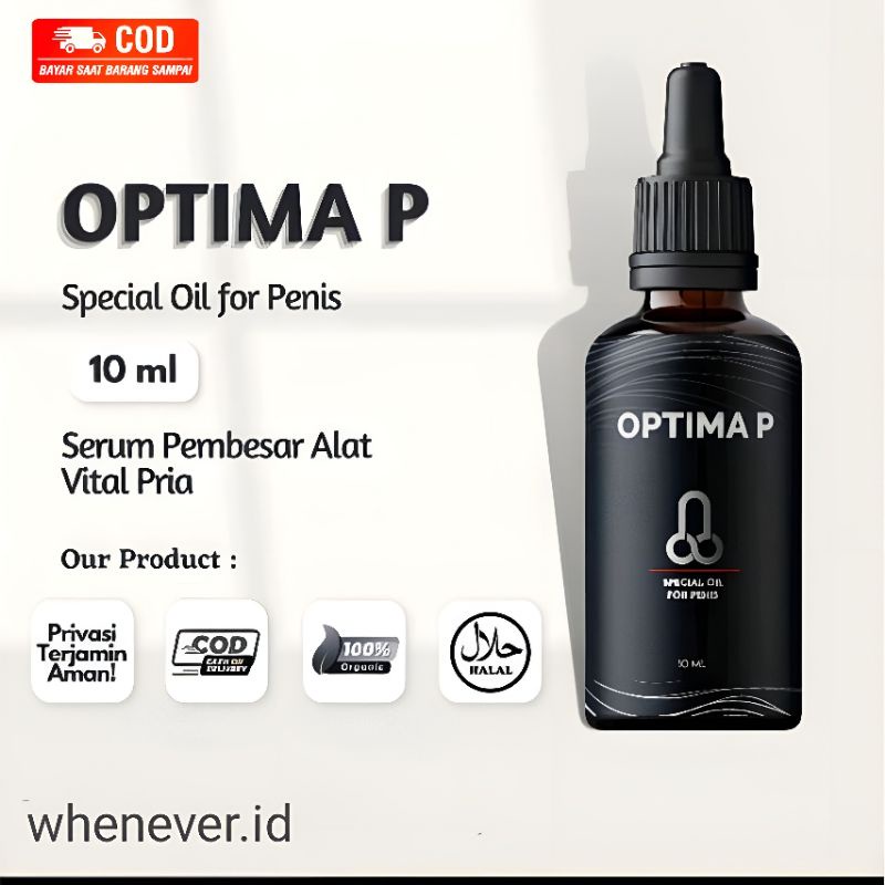 MINYAK PEMBESAR KELAMIN PRIA OPTIMA P ALAT VITAL PRIA ALAMI Original Permanen