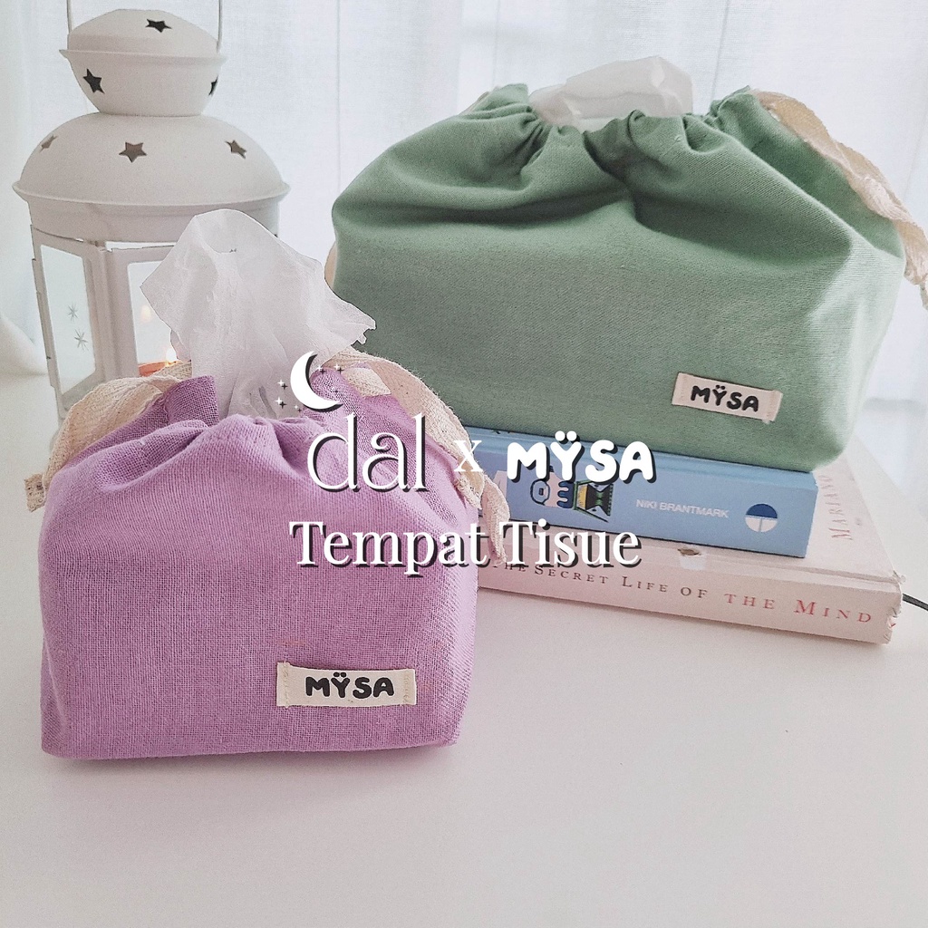 Tempat tissue tisu / kotak tisu aesthetic gaya korea / property foto ( dal x mysa)