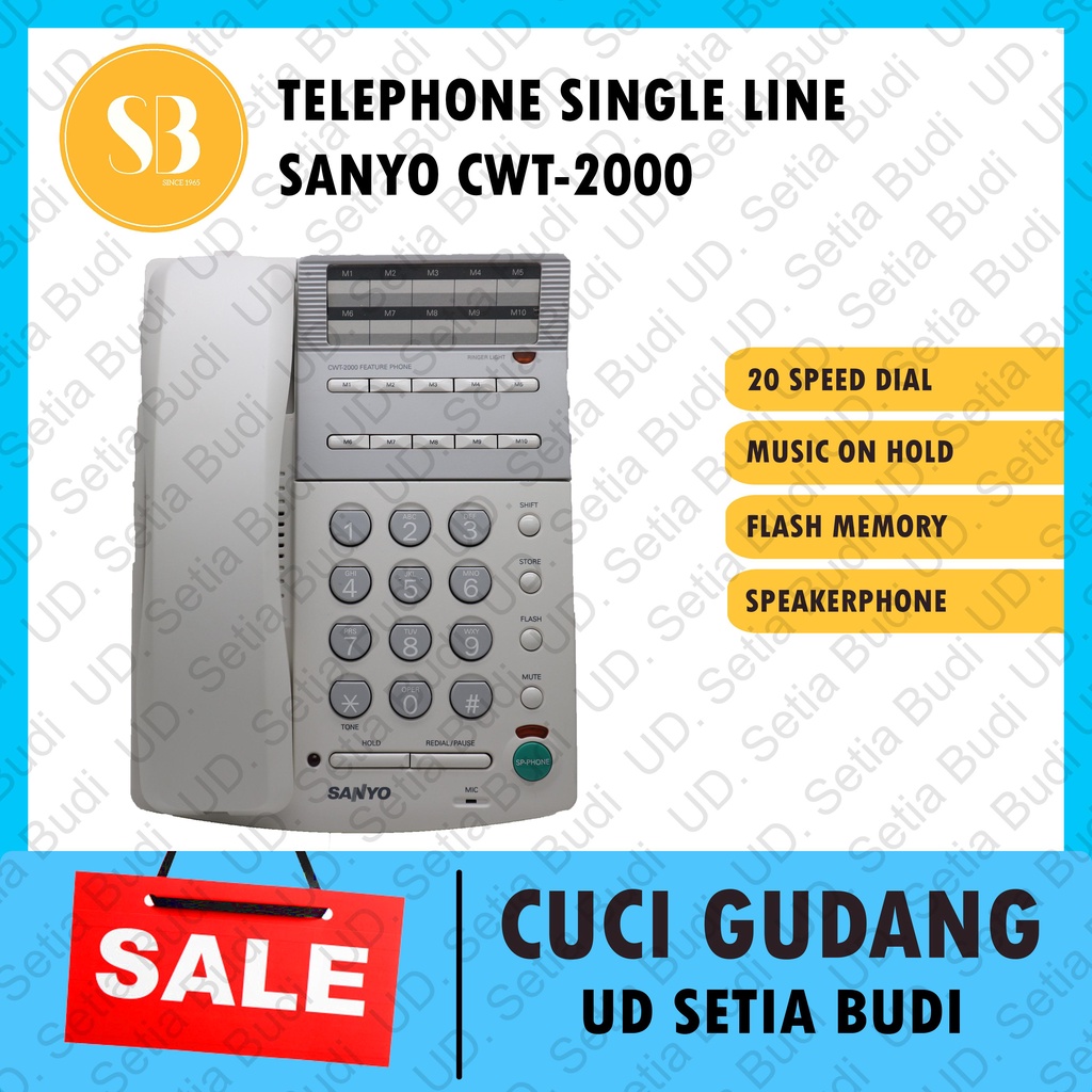 Telephone Single Line Sanyo CWT-2000