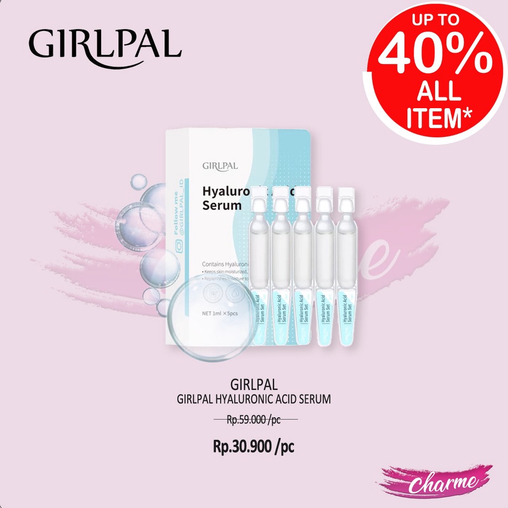 (READY &amp; ORI) GIRLPAL Astaxanthin Hyaluronic Acid Anti Aging Serum BPOM