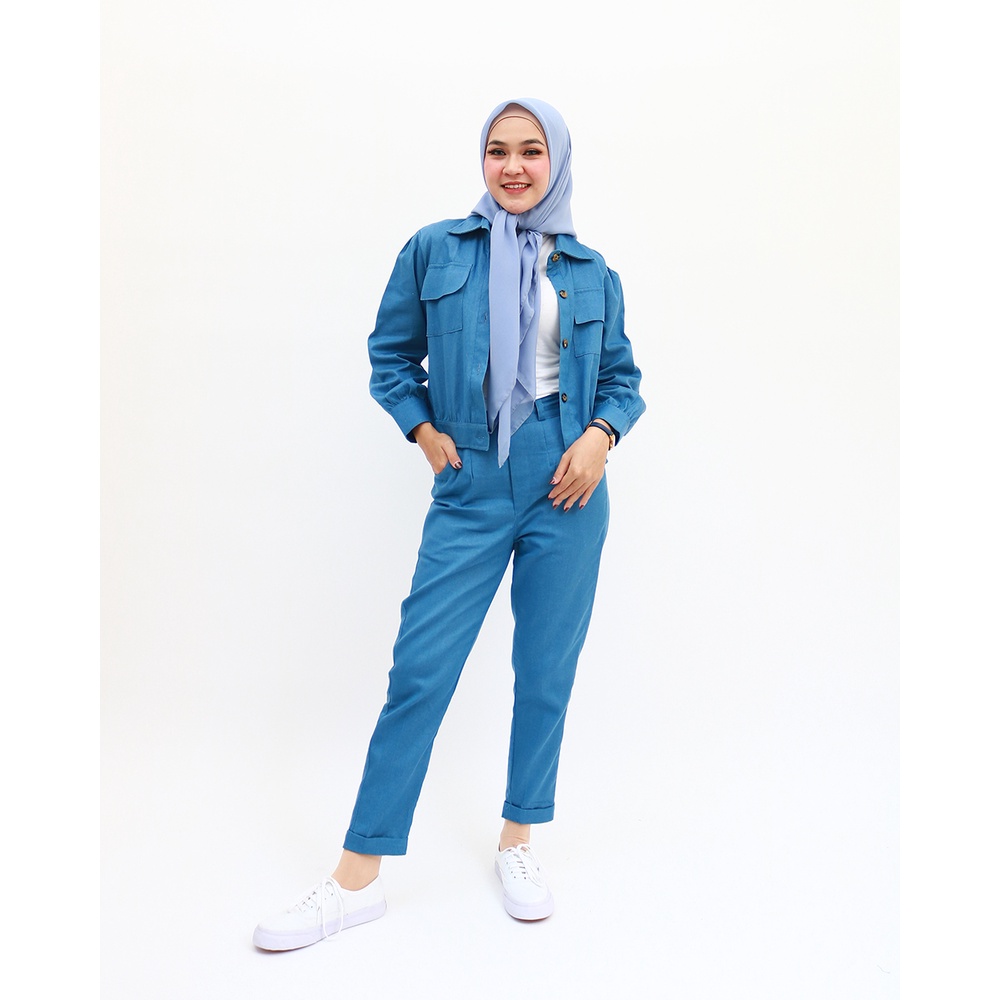 DILOVA Jacket-Pakaian Wanita Terbaru by Hijab Mamah icis