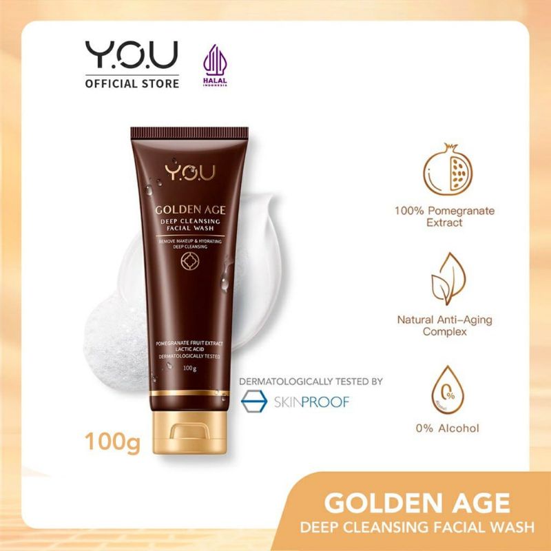 YOU Golden Age Deep Cleansing Facial Wash