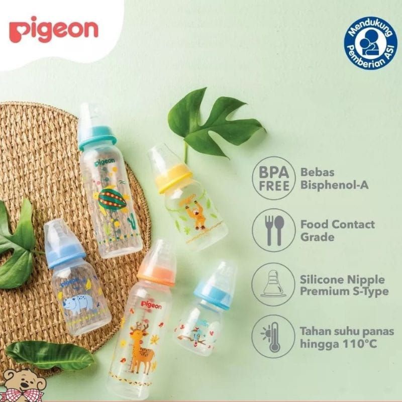 [S] (TERMURA) BOTOL PIGEON HEWAN LANGKA / BOTOL SUSU PIGEON / BOTOL PIGEON SLIMNECK / SLIM NECK BOTT