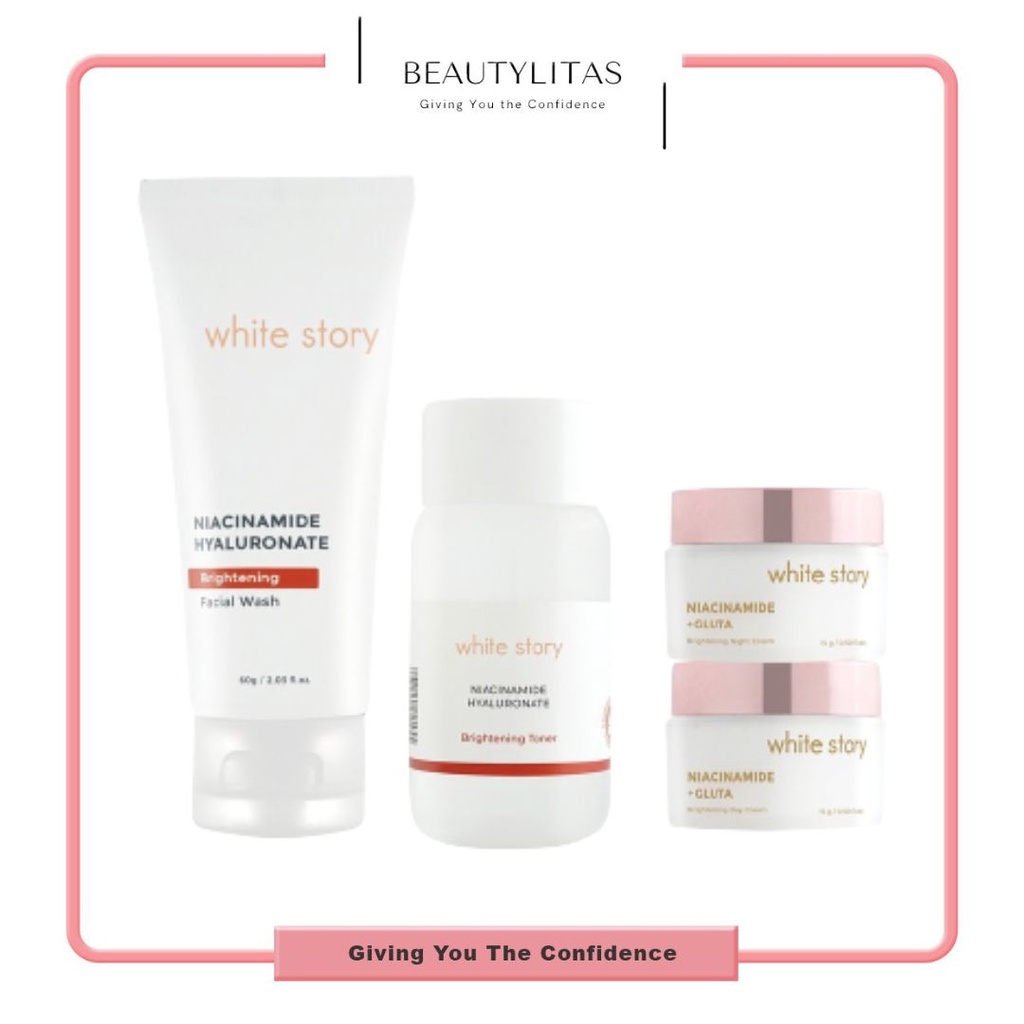 White Story Paket Wajah Brightening (Tanpa Serum)