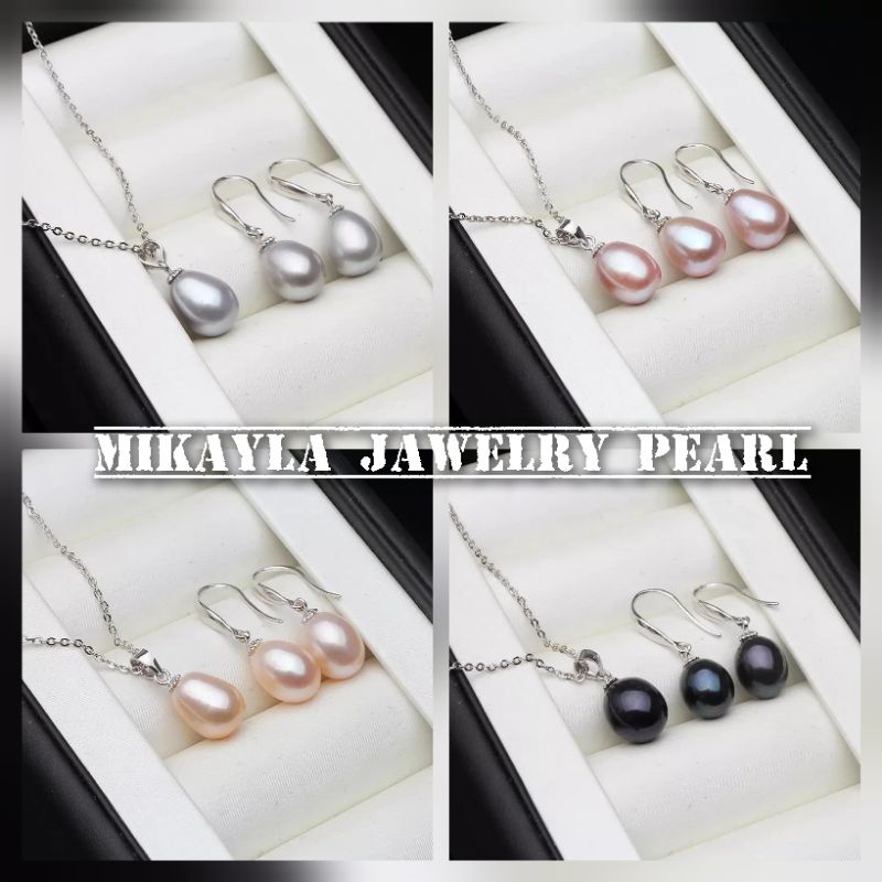 Perhiasan mutiara lombok|Perhiasan mutiara asli bersertifikat|Mutiara lombok/Kalung mutiara lombok|A