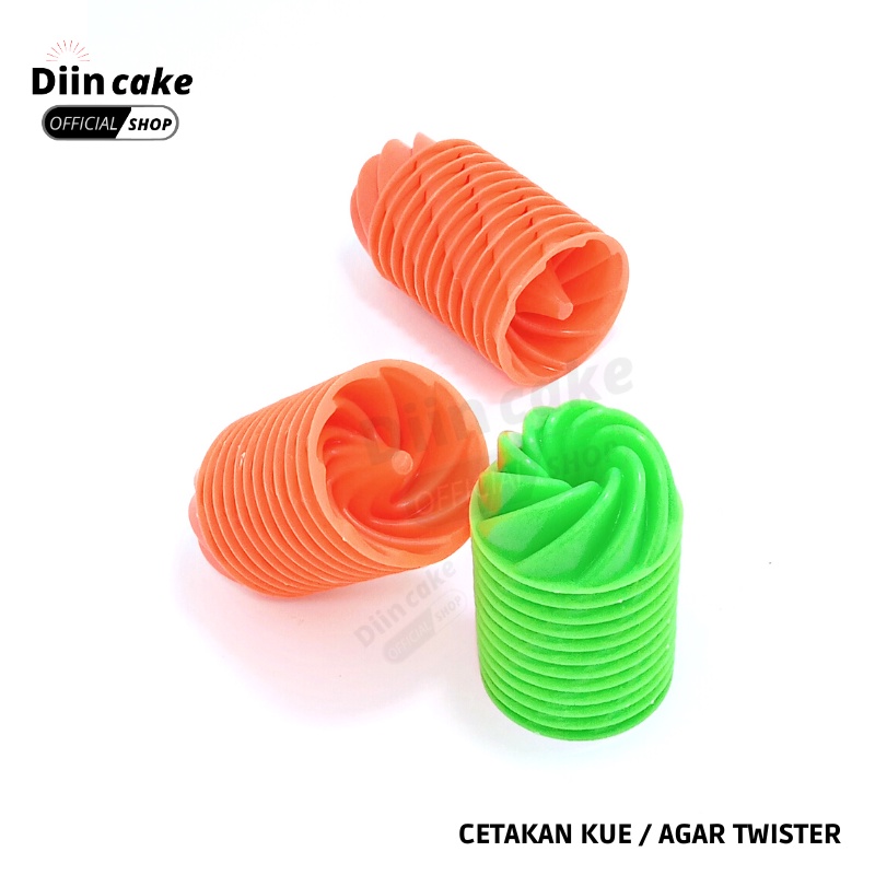 Cetakan Bolu Kukus / Jelly / Pudding / Coklat / Agar Twister ( 12 Pcs )