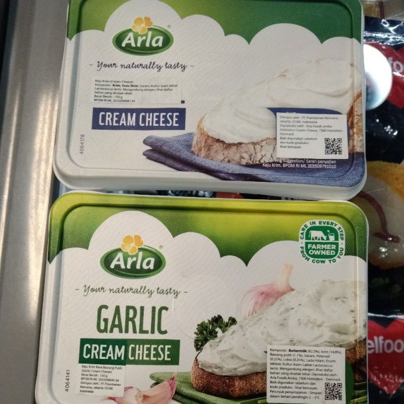 arla garlic atau cream cheese 150 gr