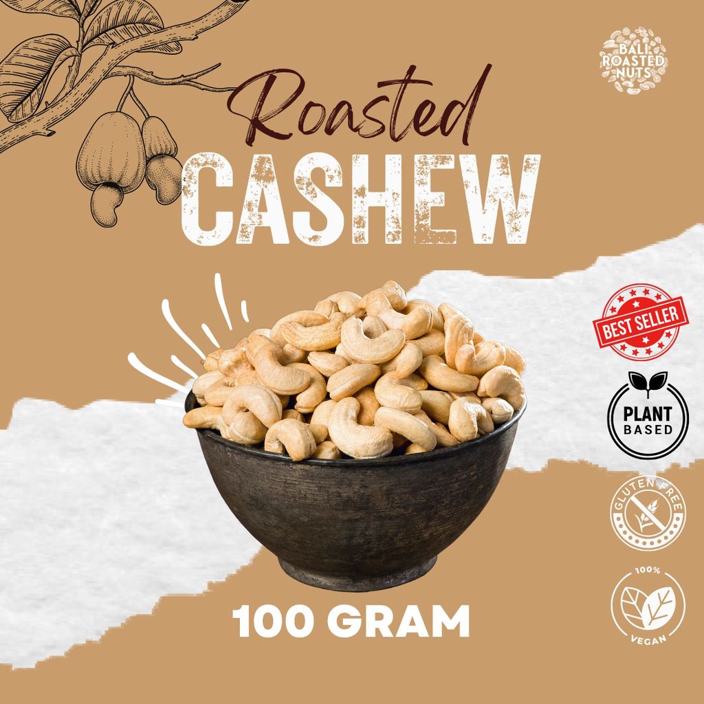 

Roasted Cashew / Kacang Mede Mete 100gr