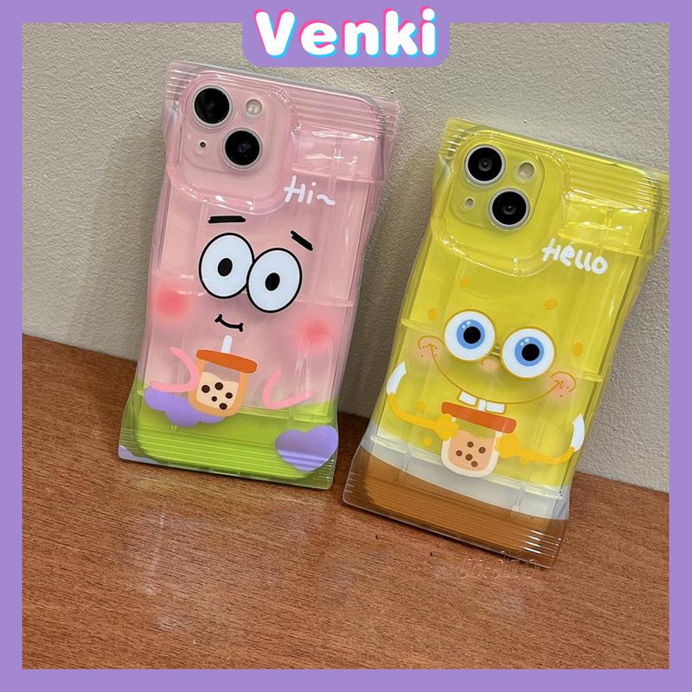 Case For iPhone 14 Pro Max Soft TPU Clear Case Snack Case Cartoon Cute Camera Protection Airbag Shockproof For iPhone 14 13 12 11 Plus Pro Max 7 Plus X XR