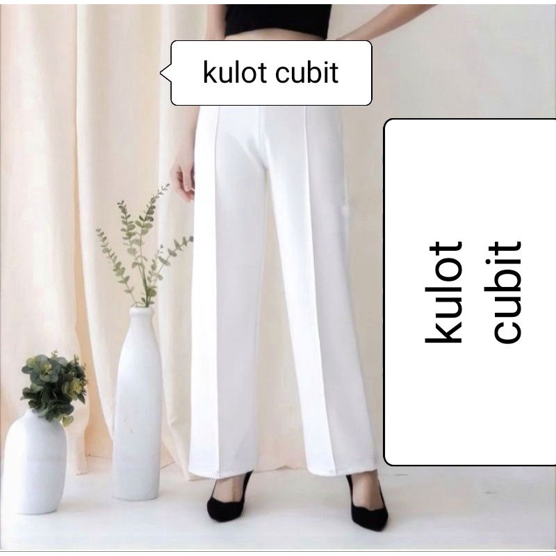 SUPER JUMBO/Kulot Scuba Cubit Jumbo XXXL Premium Tebal  Celana Panjang Wanita Dewasa Cullotte