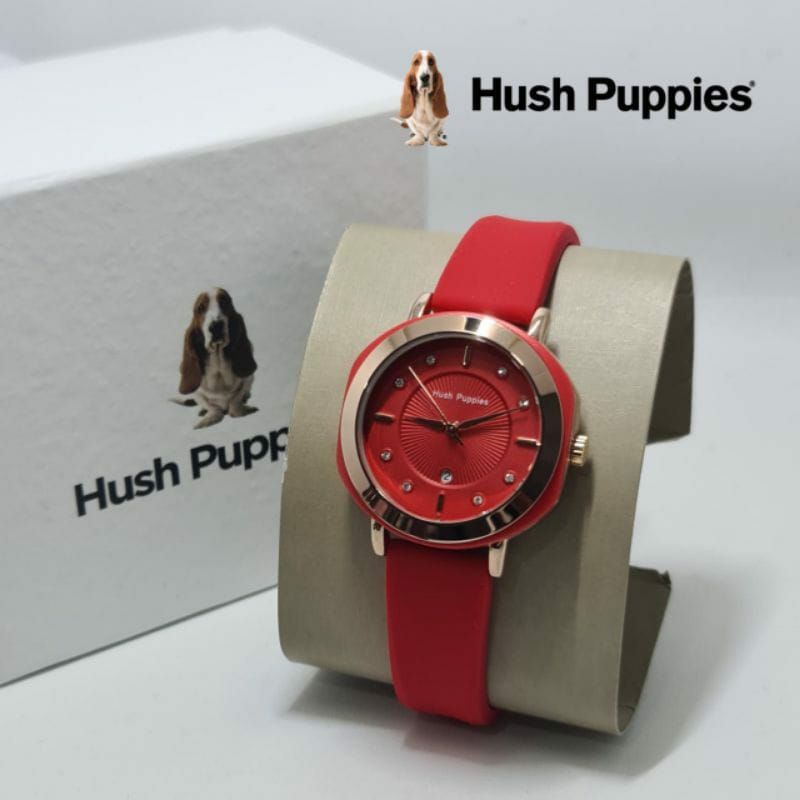 Jam Tangan Hush Puppies Rubber Favorit Kesukaan Terlaris Anti Air Keseharian Pria Wanita