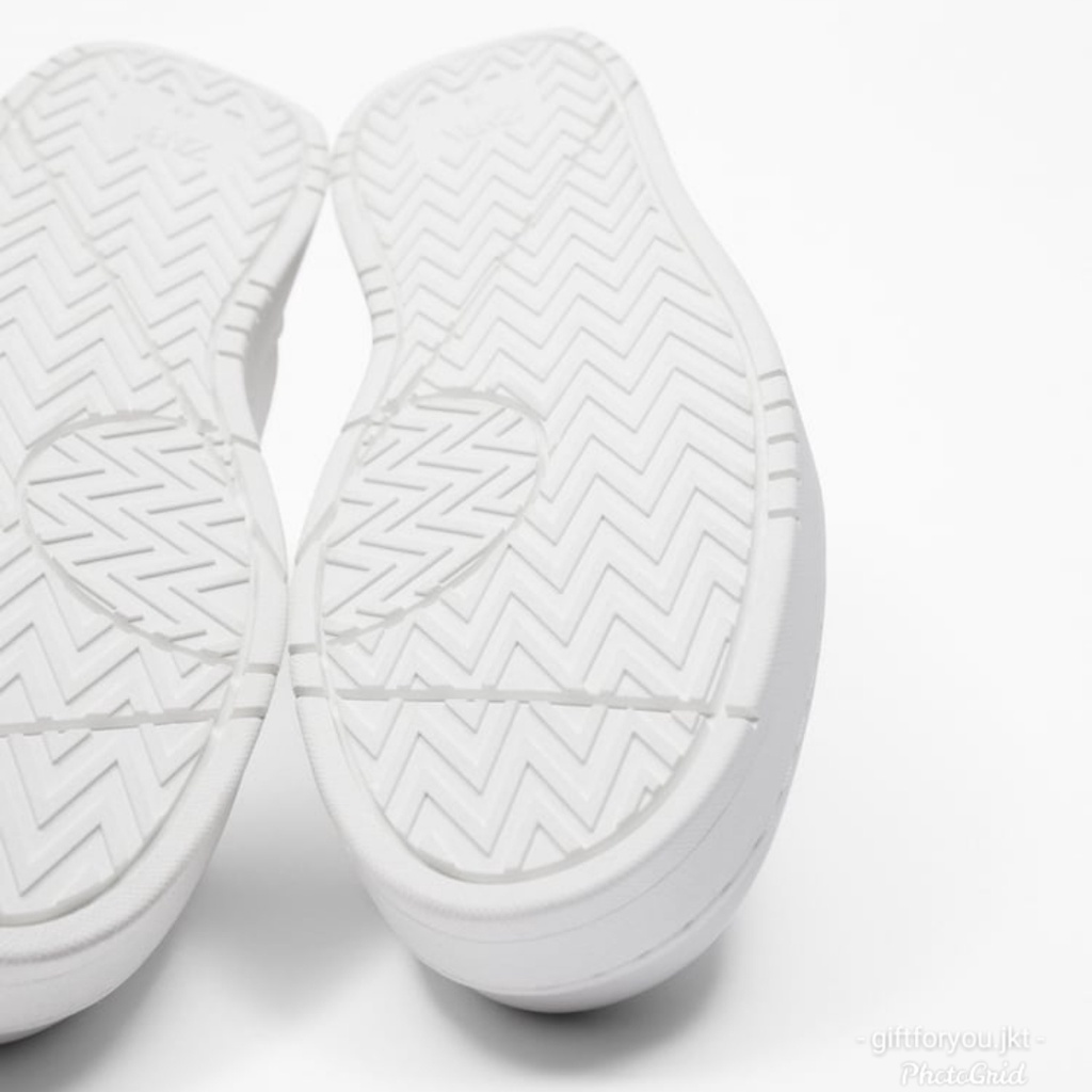 Sepatu Pria Zara Putih Retro Monochrome Trainers White Sneakers Man Shoes Laki-laki Cowok Style
