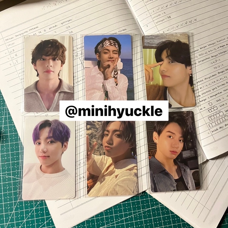 PC BTS JUNGKOOK TAEHYUNG BUTTER DECO KIT BE ESS