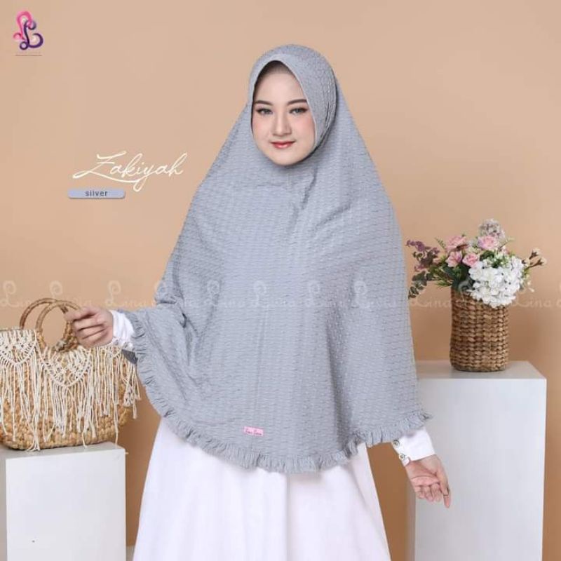 Linalivia Hijab || Zakiyah By Linalivia || Jilbab Jumbo || jilbab instant || Linalivia hijab || Bisa