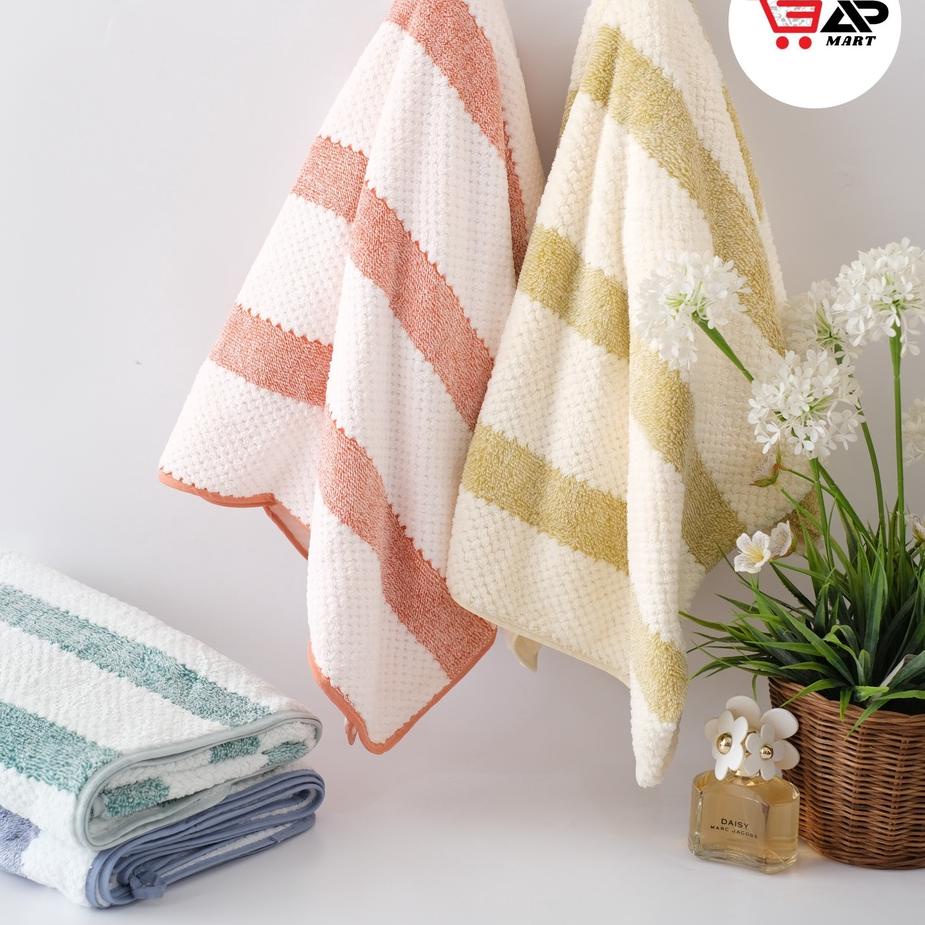 Promo Terbatas--AP Handuk Mandi Dewasa Motif Matahari | Polos | Rainbow | Polysteir | Microfiber Jum