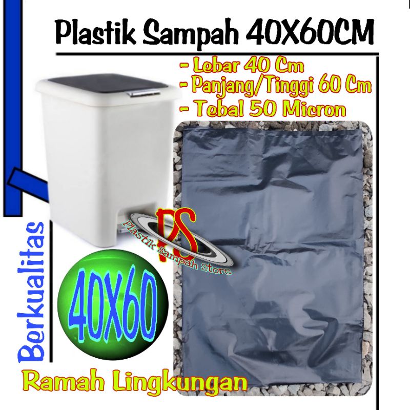 Kantong Plastik Sampah 40 x 60 cm , Kantong Sampah 40 x 60 Cm , 40 x 60cm , Plastik Sampah 40x60 Cm 