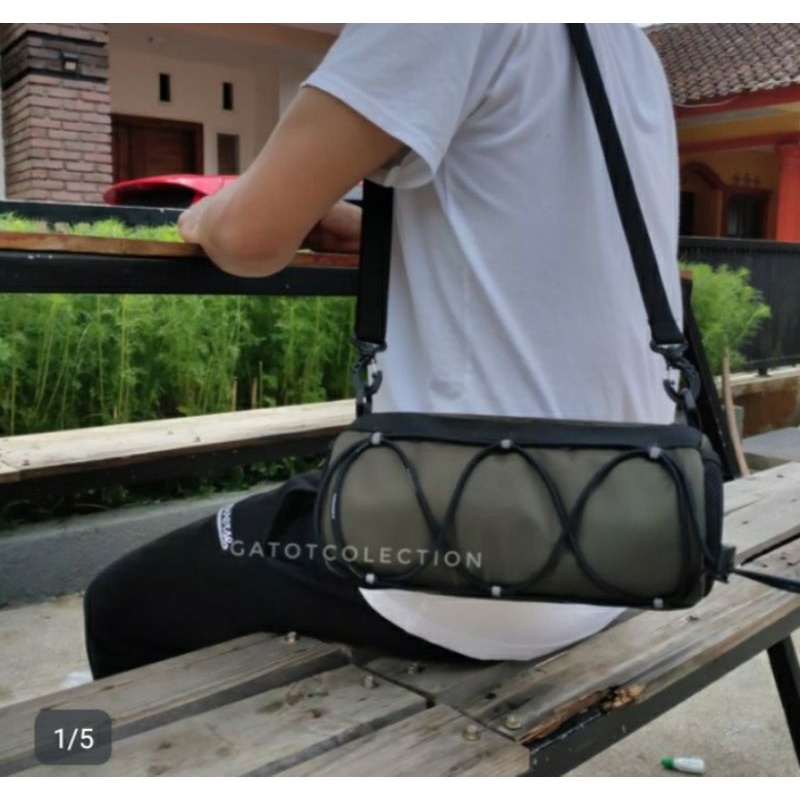 Tas slempang pria model tabung Tas slempang murah berkualitas
