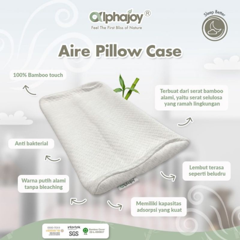 Alphajoy Aire Bamboo Case / Sarung Bantal / Alphajoy