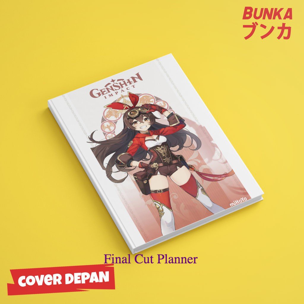 

Notebook Game Genshin Impact Amber Hardcover A5 Buku Tulis Catatan Notes Agenda Planner Jurnal .