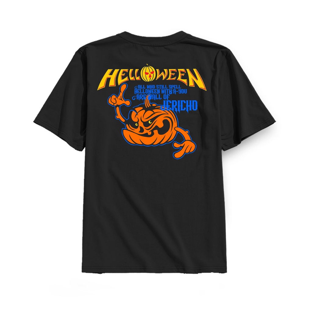 3bee.store - Kaos Helloween Couple Kaos Helloween Terbaru 2022 Kaos Helloween Cotton Combed 30s Baju