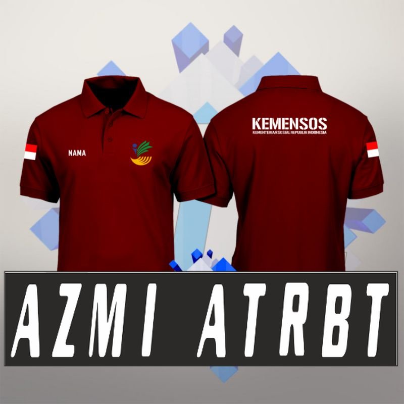 KAOS POLO SHIRT KEMENSOS (KEMENTERIAN SOSIAL REPUBLIK INDONESIA) TKSK