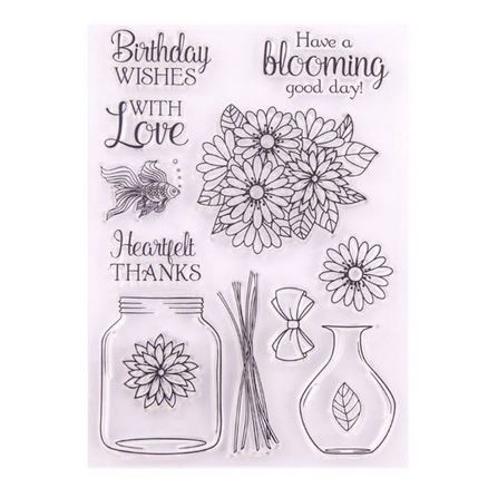 

Menakjubkan Clear Stamp (Stempel Transparan/Bening) - Heartfelt Tthanks Promo