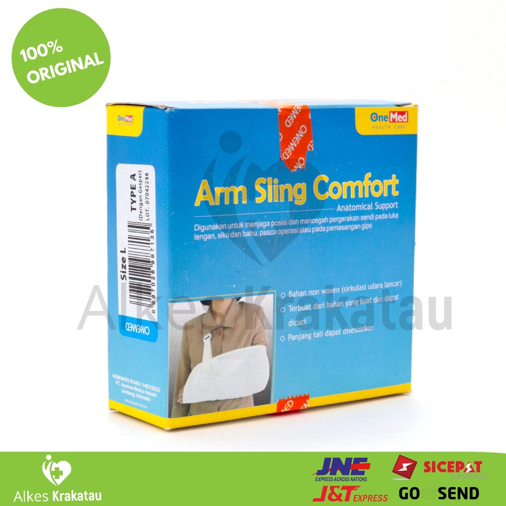 Arm sling Comfort Onemed / alat penyangga tangan / penyangga tangan patah One med