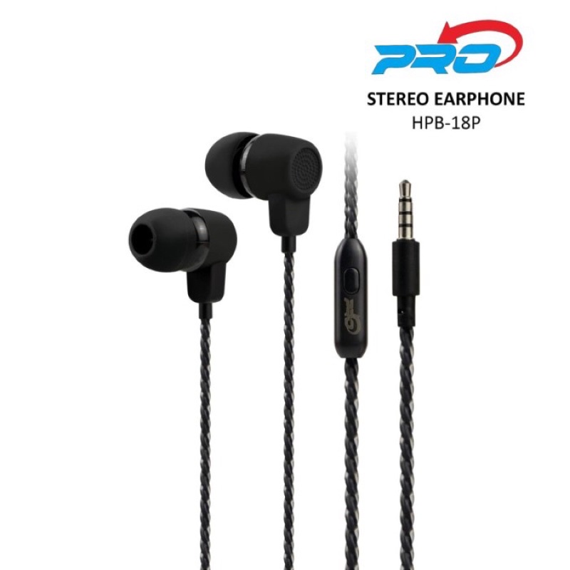 HEADSET HANDSFREE PRO HPB-18P STEREO EARPHONE HPB18P