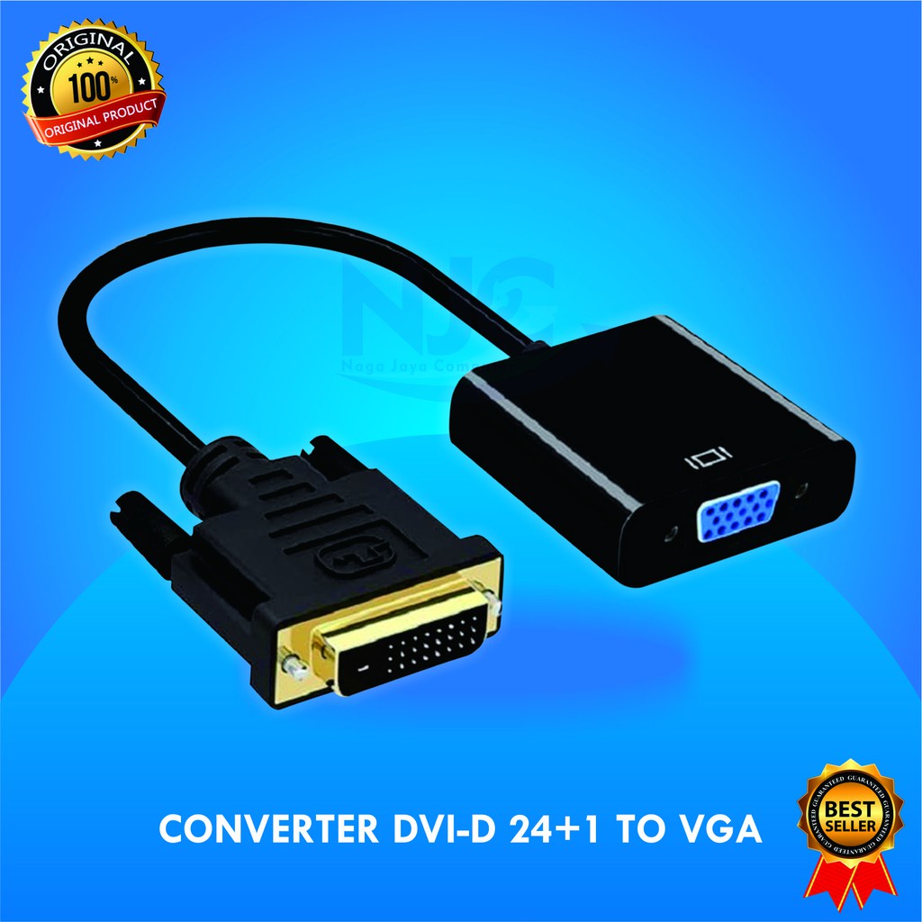 CONVERTER DVI-D 24+1 TO VGA ADAPTER