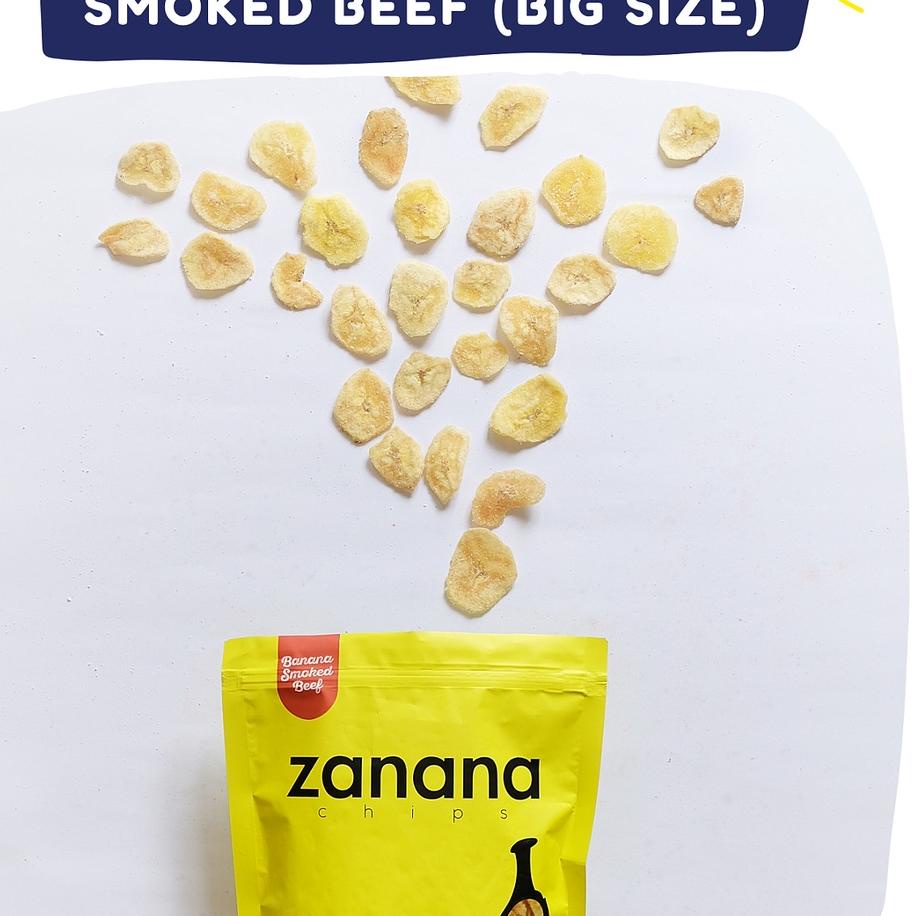 

✨Original✨ Zanana Chips Smoked Beef (BIG SIZE, LIMITED STOCK) - Keripik Pisang Bumbu Tebal dan Renyah gas !!