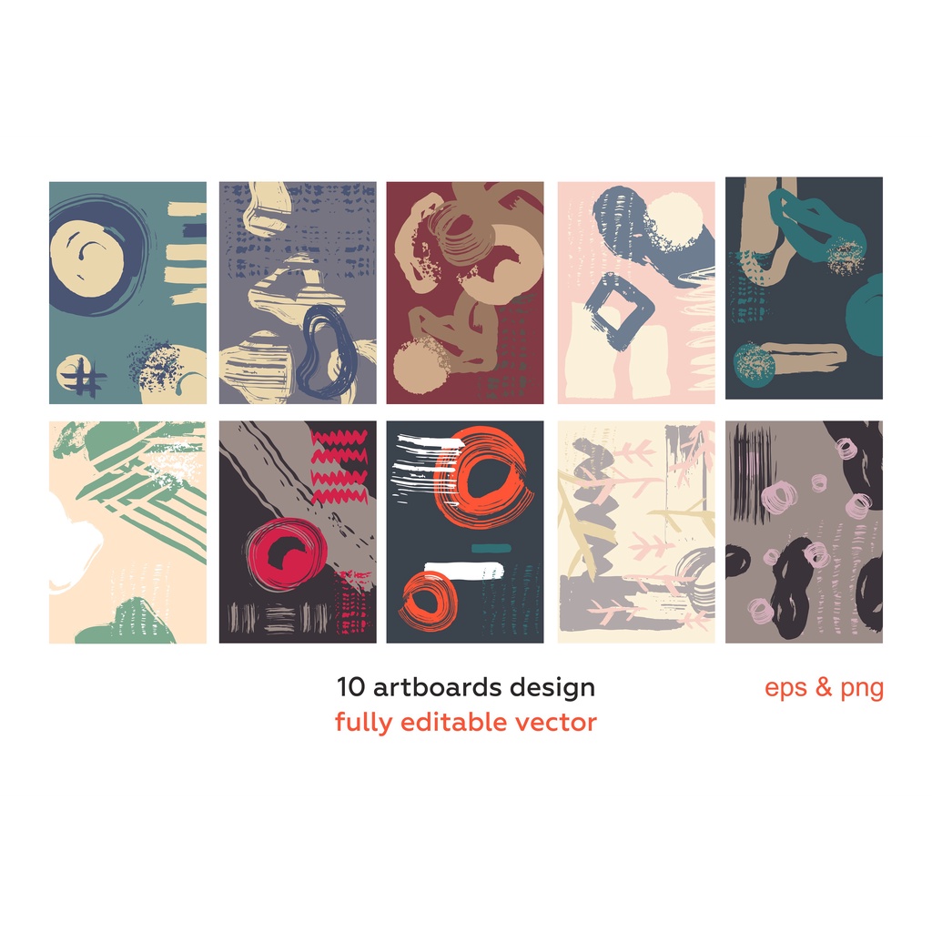Inky Splash Brush Pattern Bundle