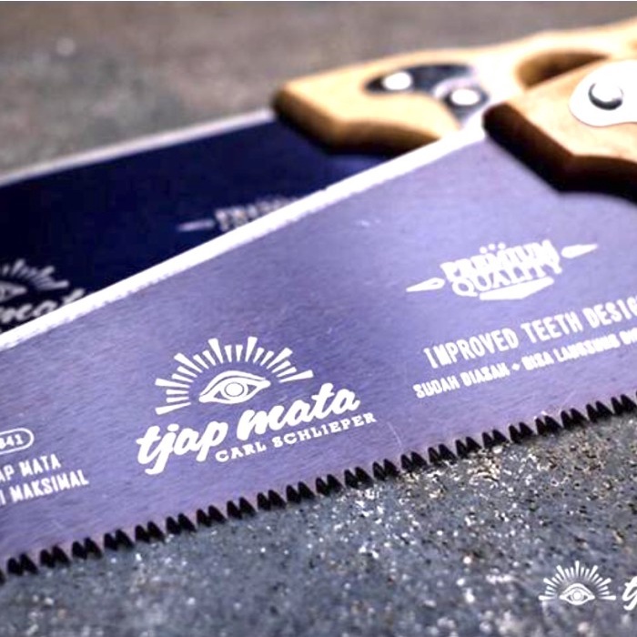 Gergaji Kayu Cap Mata 18 Inch/Hand Saw No 177 Sudah Di Asah Siap Pakai