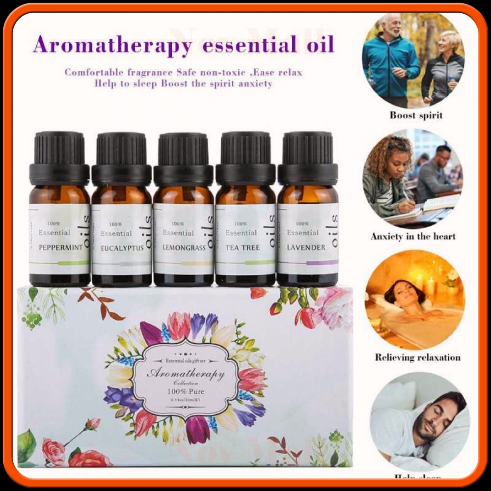 Set Pure Essential Oils Minyak Aromatherapy 5PCS AM676