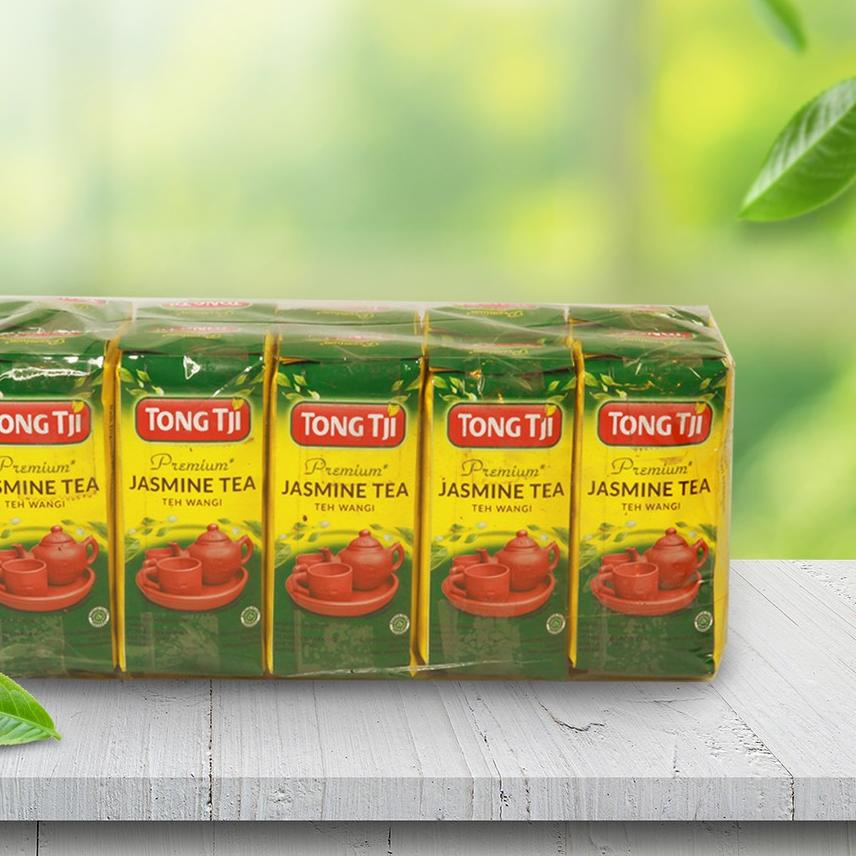 

READY ✅Tong Tji Premium Jasmine Tea ( Teh Seduh ) Per slop ( 10pack isi 50gram )|KD8