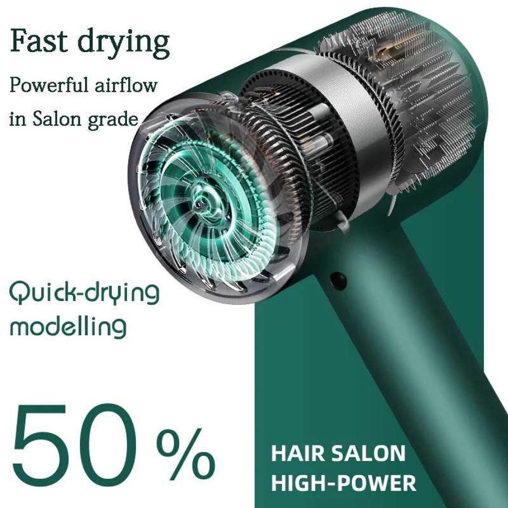 Pengering Rambut Hair Dryer Quick Dry Blower 2000W 3 Mode High Power