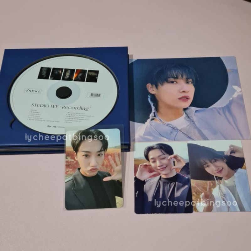 ONEWE Studio WE Recording Demo Album 2 Unsealed Album Dongmyeong Makestar Set Photocard