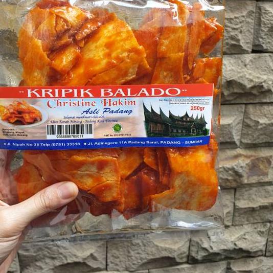 

limited STOCK!Kripik Singkong Balado Panjang Christine Hakim Keripik Sanjay Asli Padang|KD4