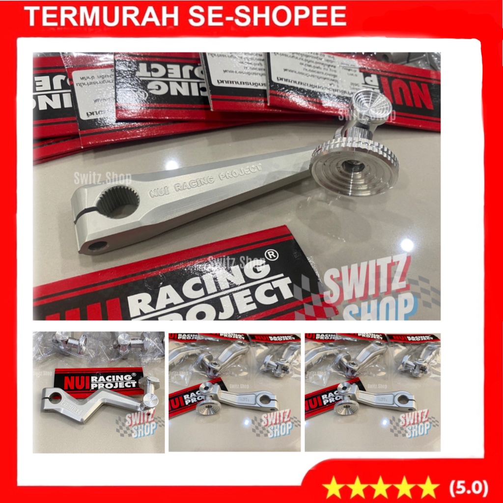 Tuas Paha Rem Belakang NUi Original Slot Lurus Stelan Stainless THAILAND ORIGINAL FULL UNIVERSAL SEMUA MOTOR