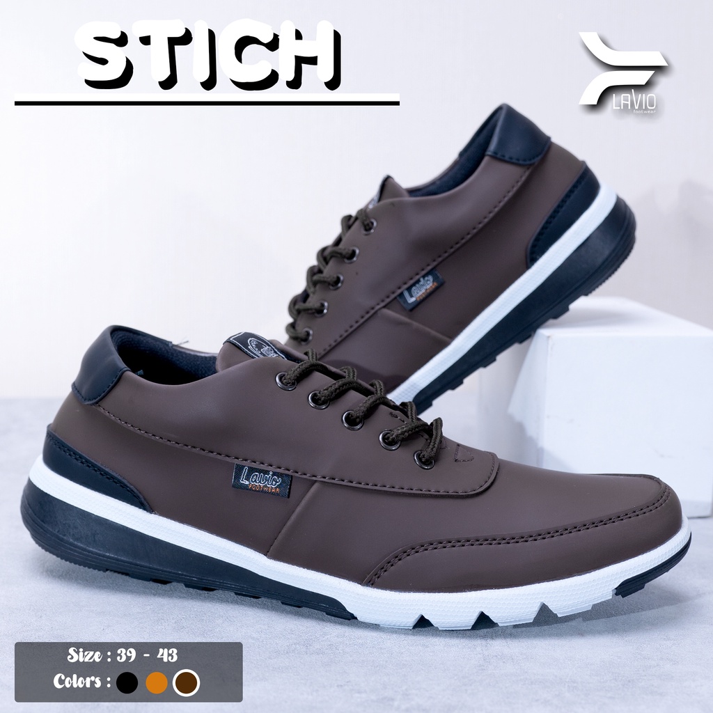 Sepatu Casual Pria Original Branded Keren Kekinian Lavio Stich