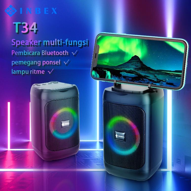 INBEX Speaker Jam Bluetooth Portable FM Radio Wireless Bass Stereo Original / Wireless Portable Spea