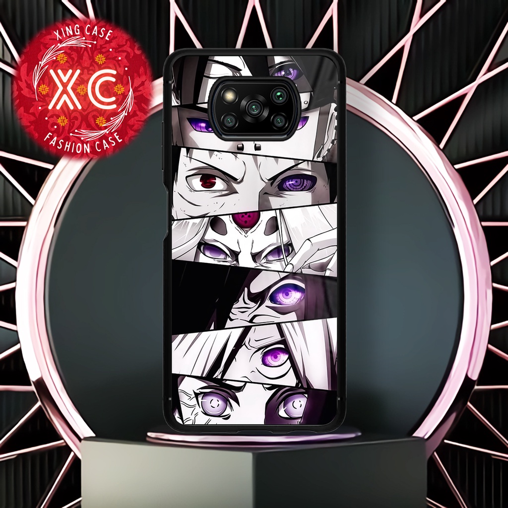|AN03|CASE GLOSSY POCOPHONE X3|X3 NFC|X3 PRO KILAU EFEK KACA | CASE HAPE MOTIF MATA ANIME EYES|